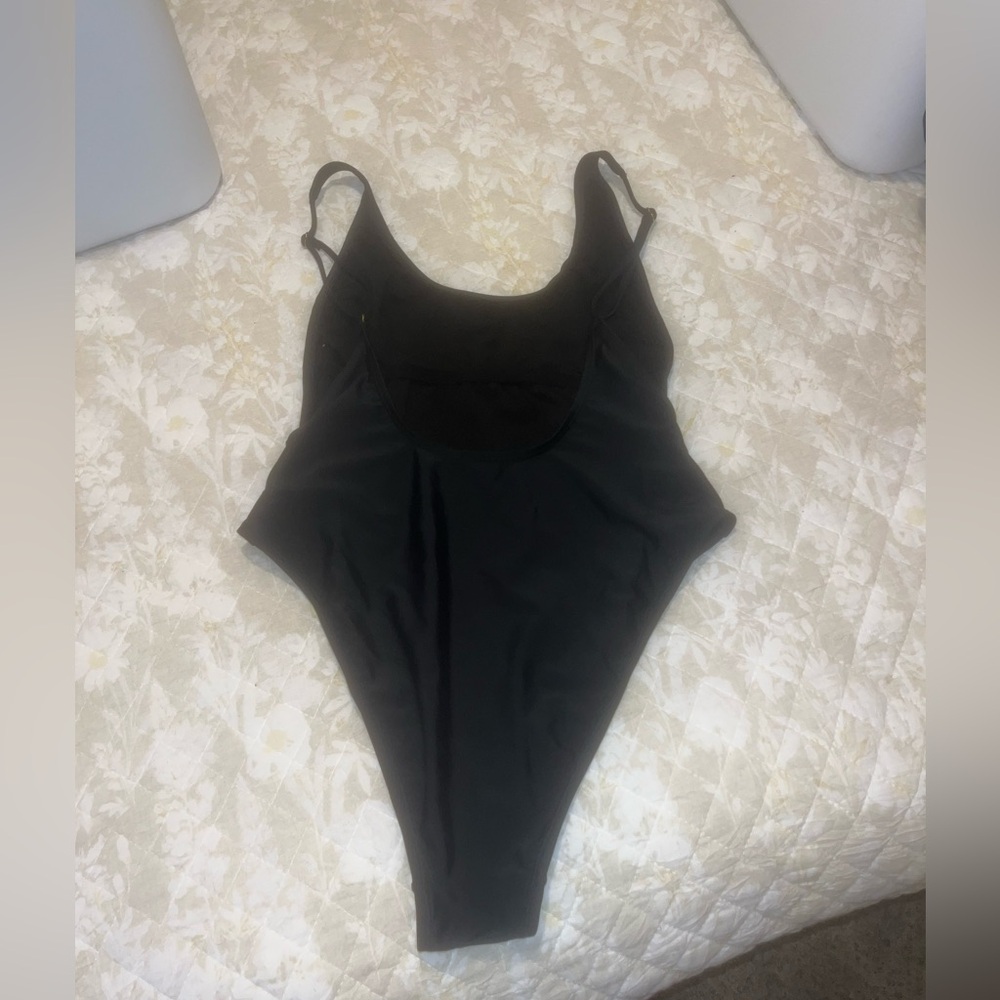 Black One-Piece Swimsuit